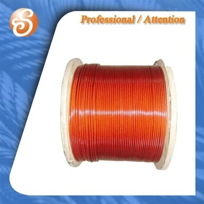 Corda de filferro d'acer recobert de plàstic PVC 19X7 2 mm