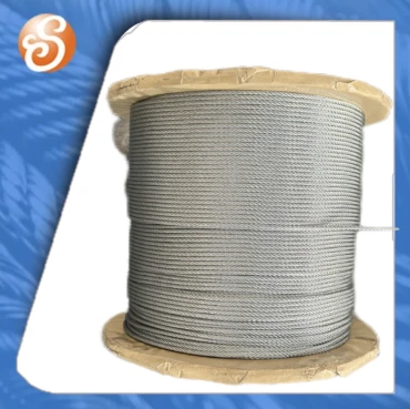 Line Contacted Sandline Steel Wire Rope Hot Dipped Galvanized 6X19s Line Contacted Sandline Steel Wire Rope Hot Dipped Galvanized 6X19s